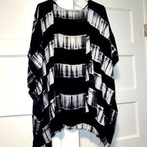 Tie dye swim suit cover up